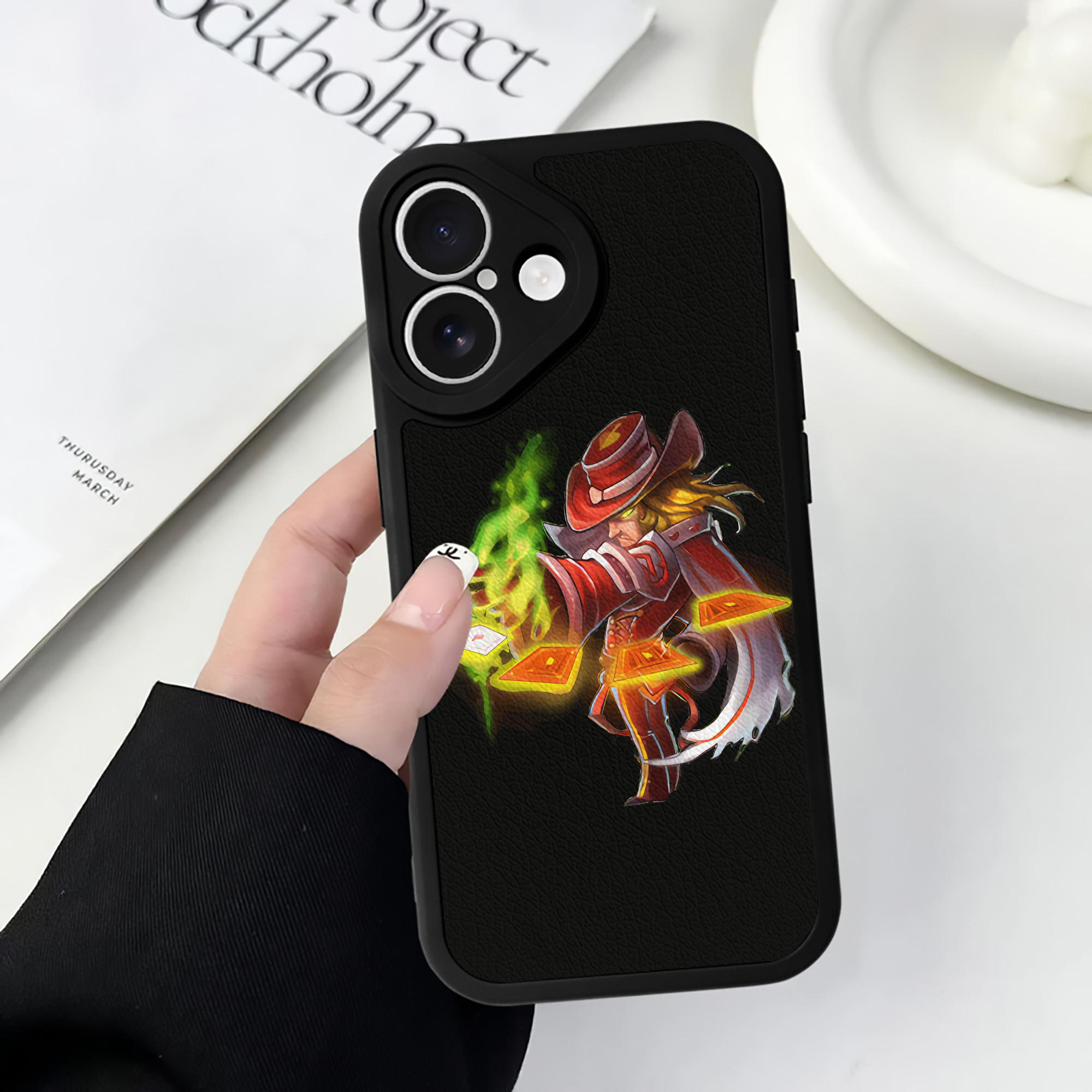 リーグ・オブ・レジェンド League of Legends LOL 【iPhone 16シリーズ対応】シリコンスマホケース（レザー調） 材質：シリコン
